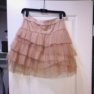 BCBG Nude Frilly Tutu
